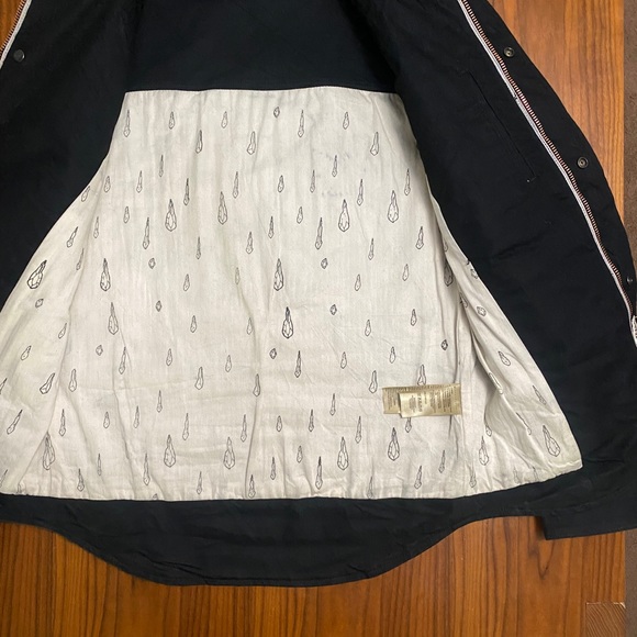 Scotch and soda wax denim jacket size large color black - Picture 2 of 3